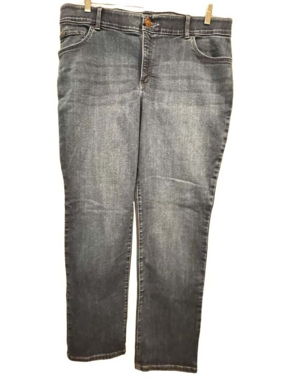 Lee Straight Leg Regular Fit Flex Motion Jeans Size 18W Long Mid Rise